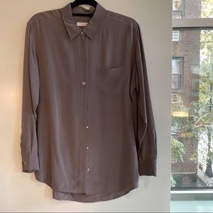 Equipment Gray Brett Shirt